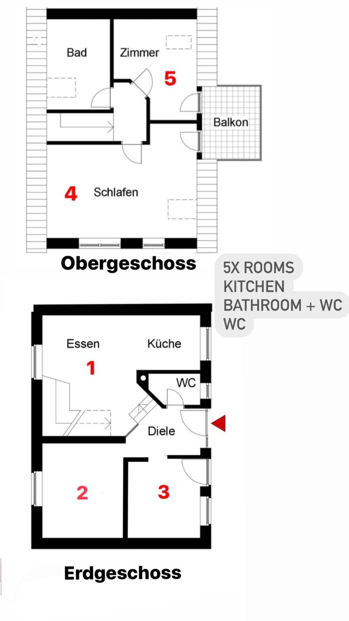 Nisay Home - City House - Central Location - 5 Rooms Ludwigsburg Esterno foto